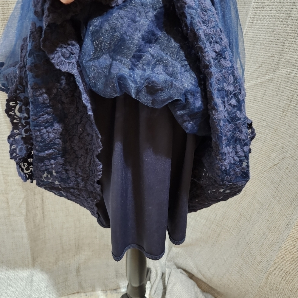 Annabella Navy Blue Semi-Formal/Homecoming/Bridesmaid Dress Size M - Picture 8 of 11